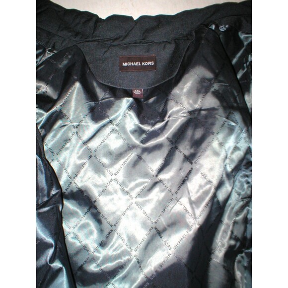 New  XXL Mens Very Nice Vest Michael Kors Dark Gray Jacket Warm Faux Suede Trim - Picture 6 of 7